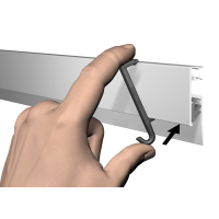 Artiteq Info Rail, 100 см, Белый
