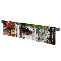 Magazine Rail Рельс для журналов, 99 см, Черный
