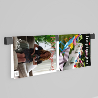 Magazine Rail Рельс для журналов, 166 см, Алюминий