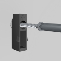 Magazine Rail Рельс для журналов, 99 см, Черный