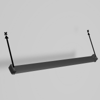 Magazine Rail Рельс для журналов, 99 см, Черный
